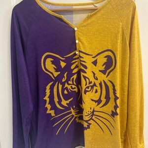 LSU Woman’s  Purple and Gold Tiger Shirt